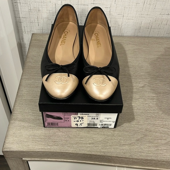 Chanel Ballerina Flats size 39.5 - Picture 1 of 4
